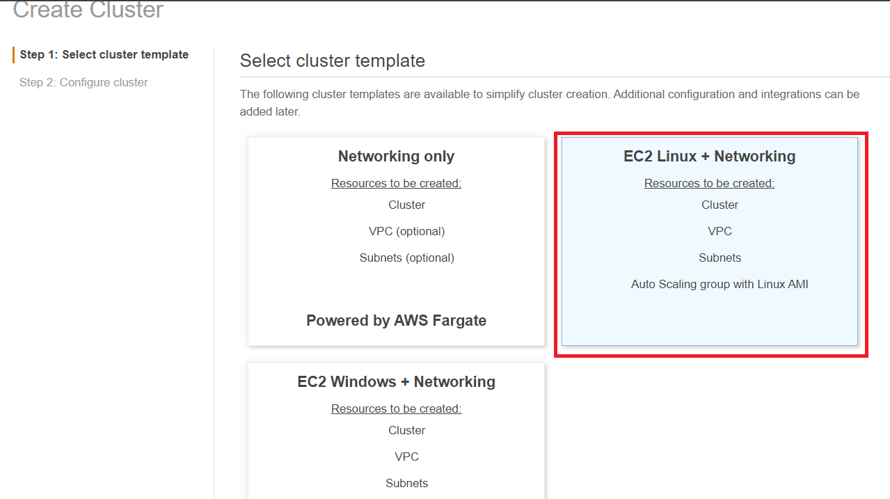 ECS Cluster