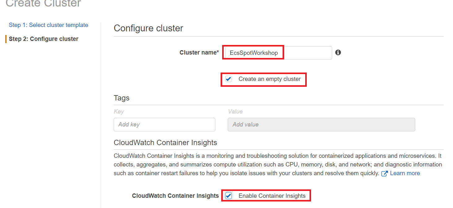 ECS Cluster